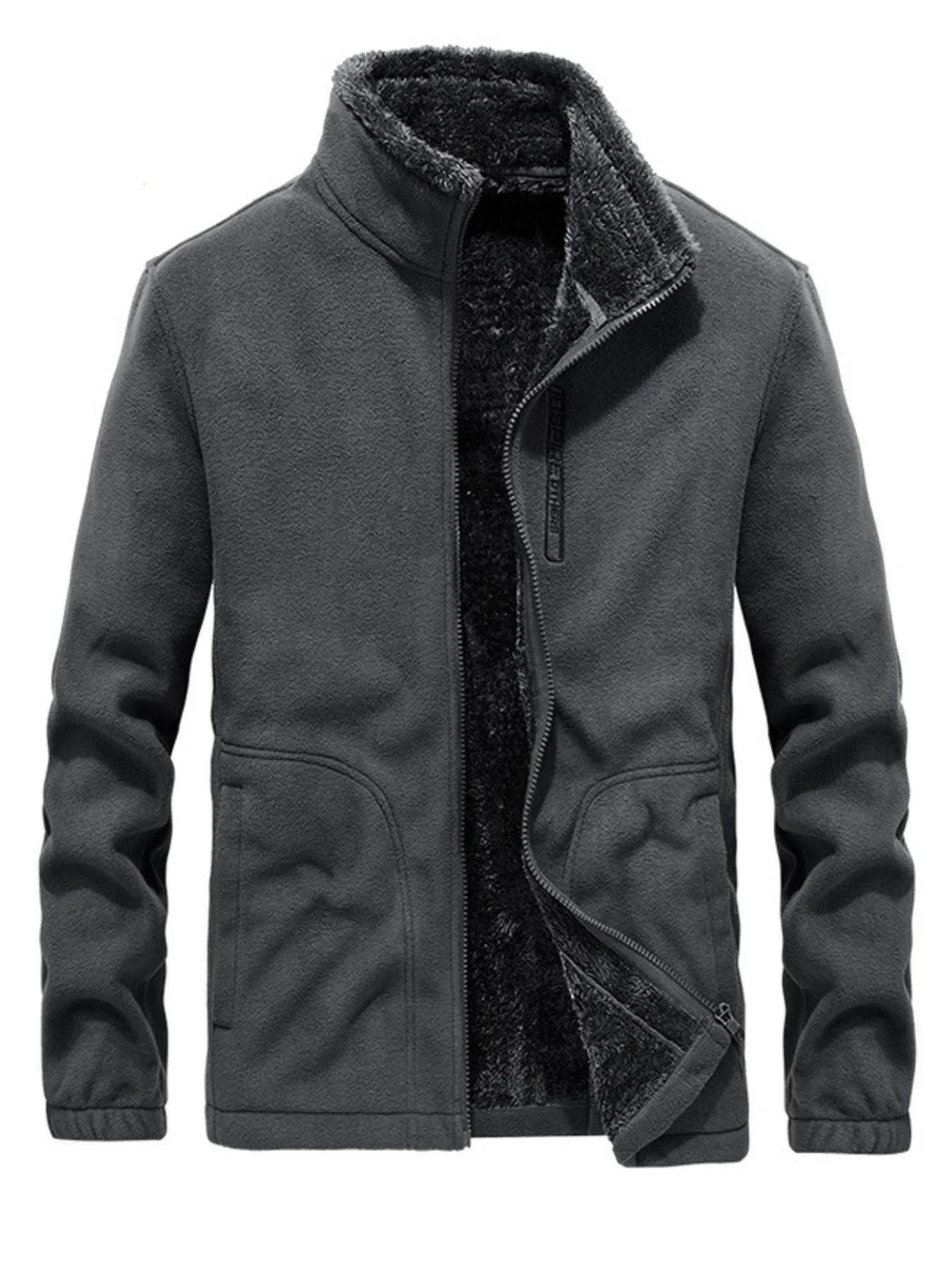 Men's Zip Up Long Sleeve Jacket - Tredona LLC