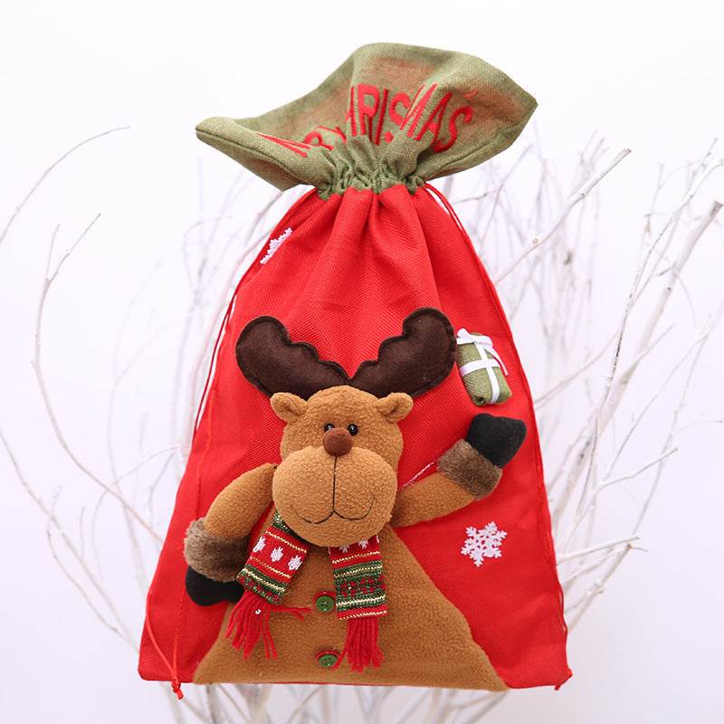 Drawstring Christmas Gift Bag - Tredona LLC