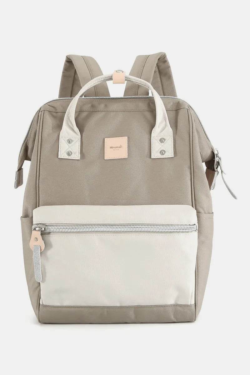 Himawari Water Resistant Canvas Backpack Bag with Side Pockets - Tredona LLC