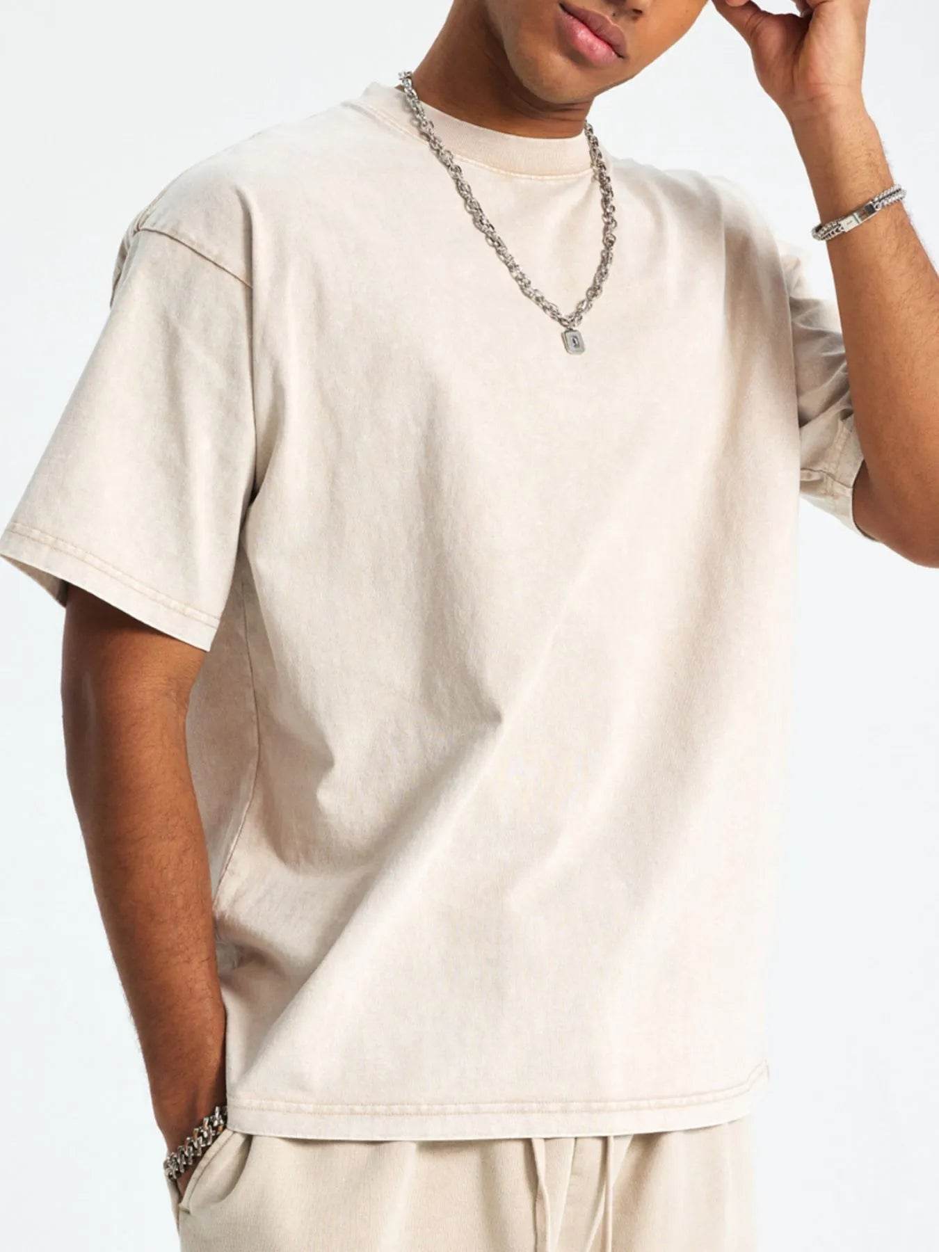 Men's Round Neck Half Sleeve T-Shirt - Tredona LLC