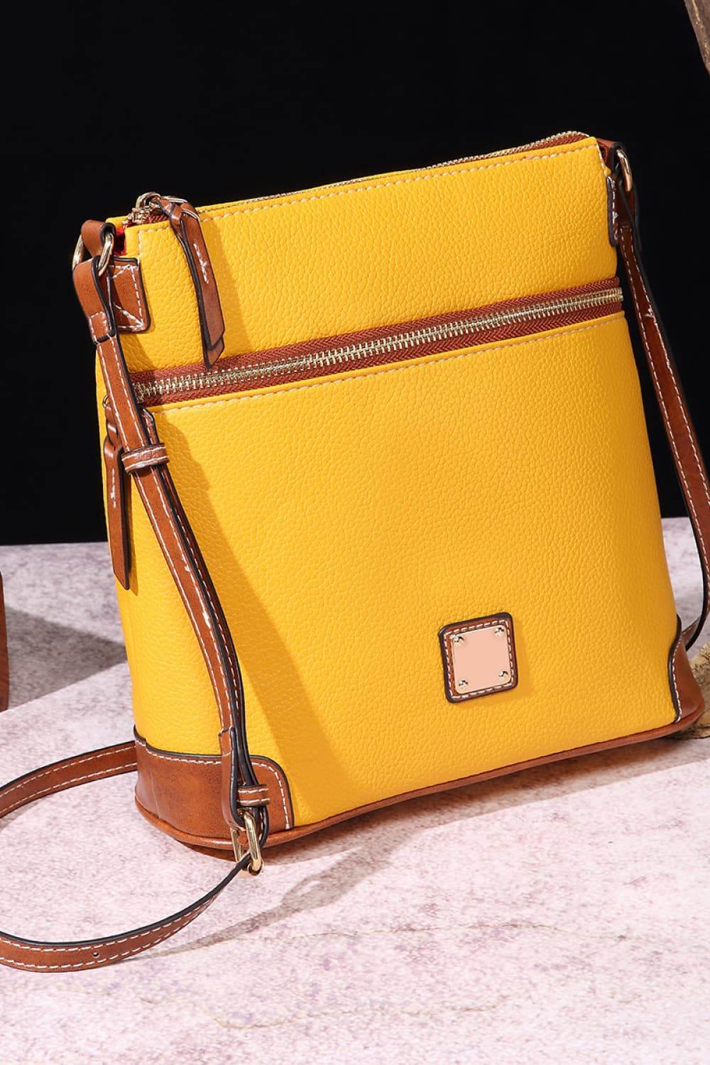 PU Leather Crossbody Bag - Tredona LLC