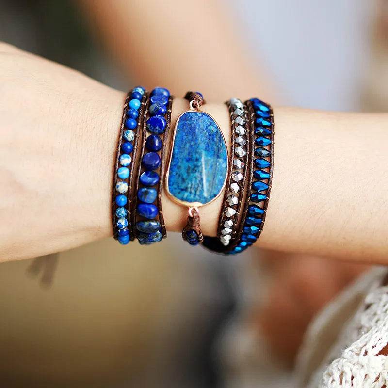 Alloy Bead Braided Bracelet - Tredona LLC