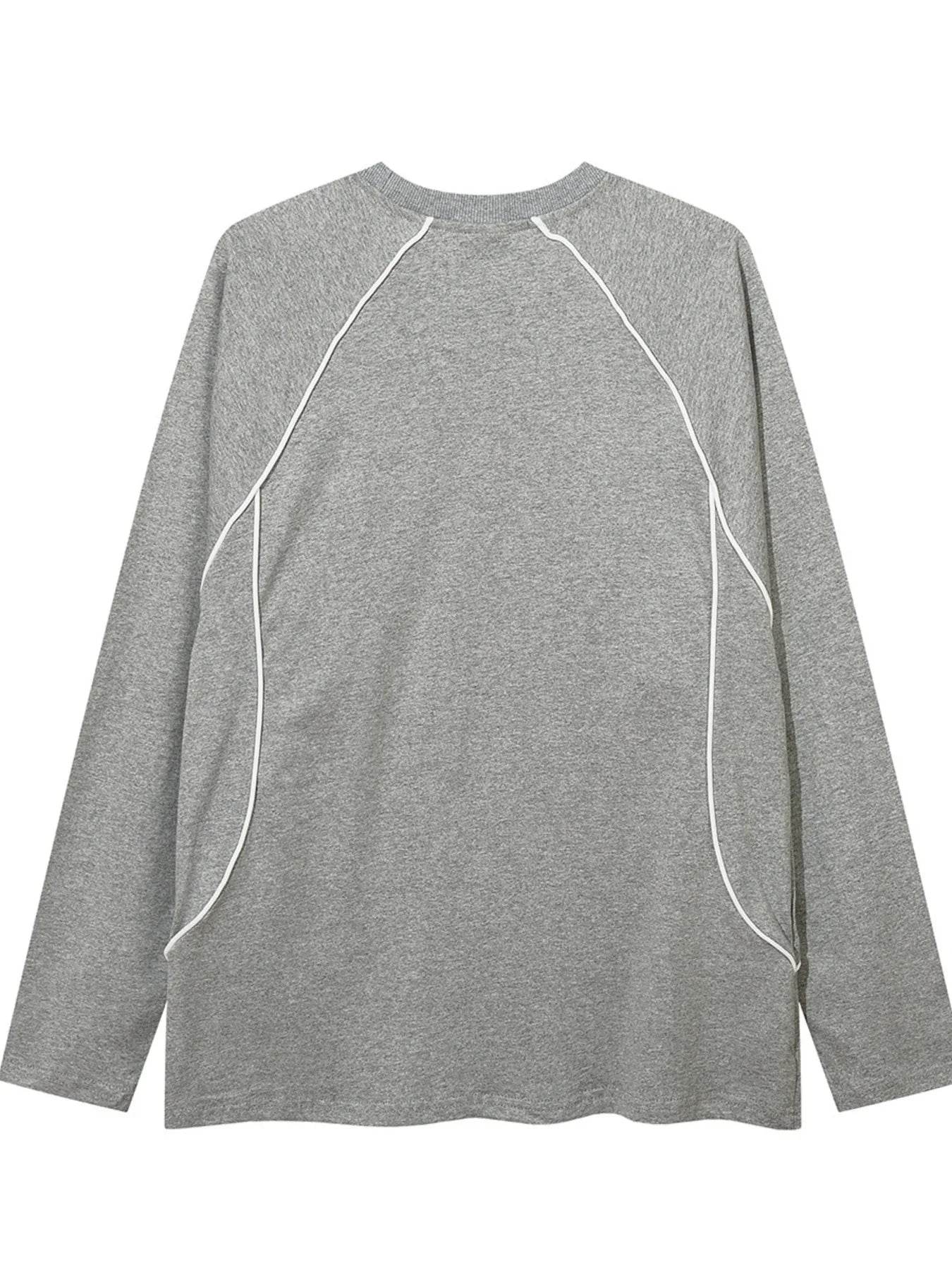 Men's Letter Graphic Long Sleeve T-Shirt - Tredona LLC