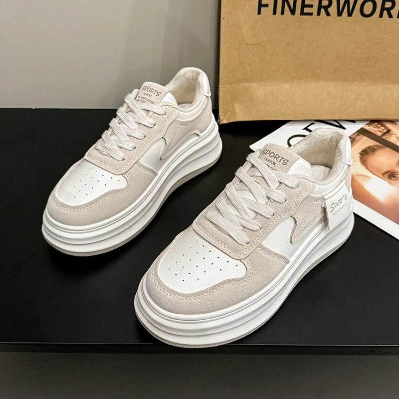 Contrast Platform Sneakers - Tredona LLC