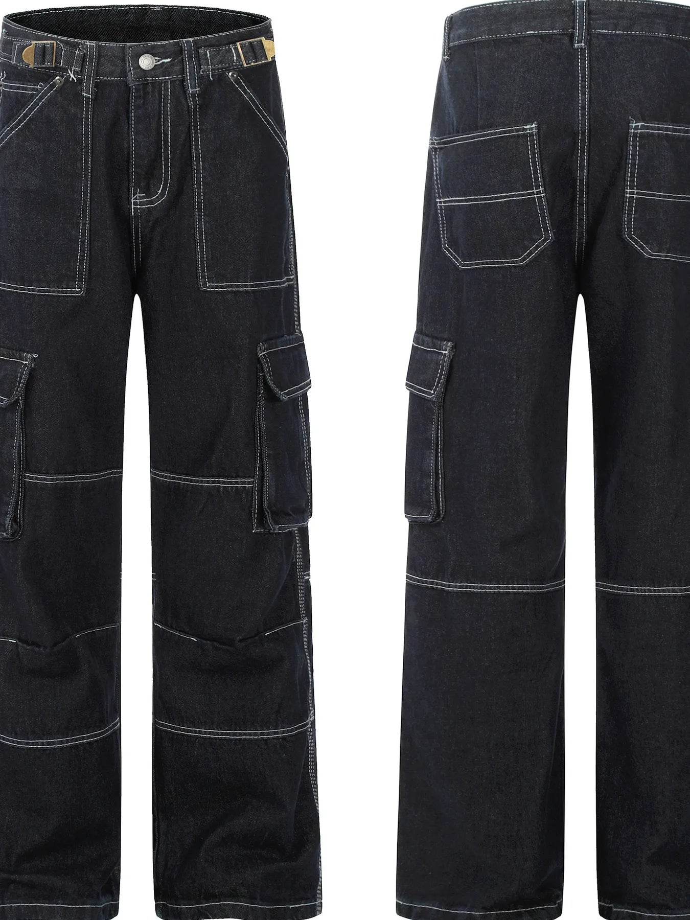 Men's Wash Cargo Jeans - Tredona LLC