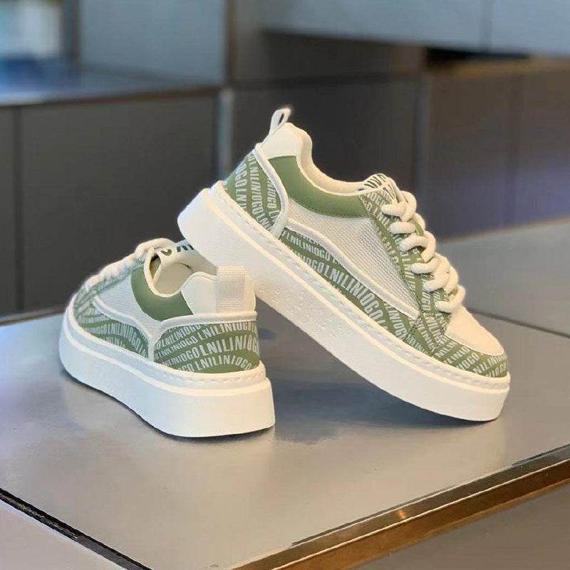 Thick Bottom Wear-resistant Board Shoes Breathable Fashion Casual Sneaker - Tredona LLC