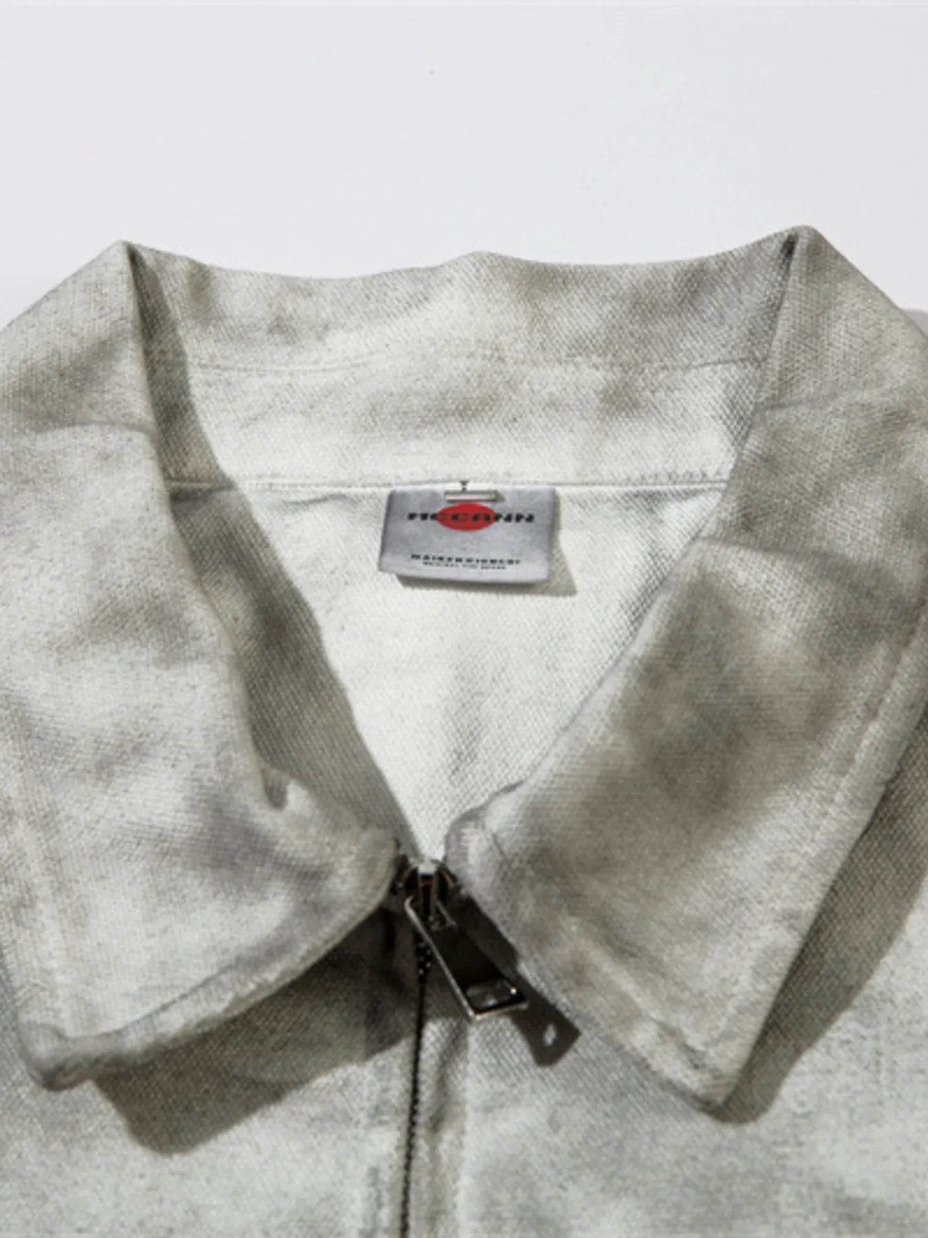 Men's Printed Zip Up Jacket - Tredona LLC