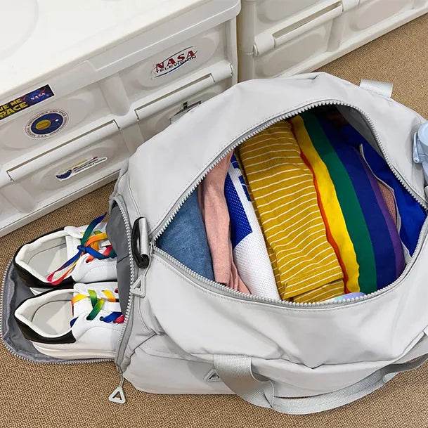 Nylon Solid Travel Bag - Tredona LLC