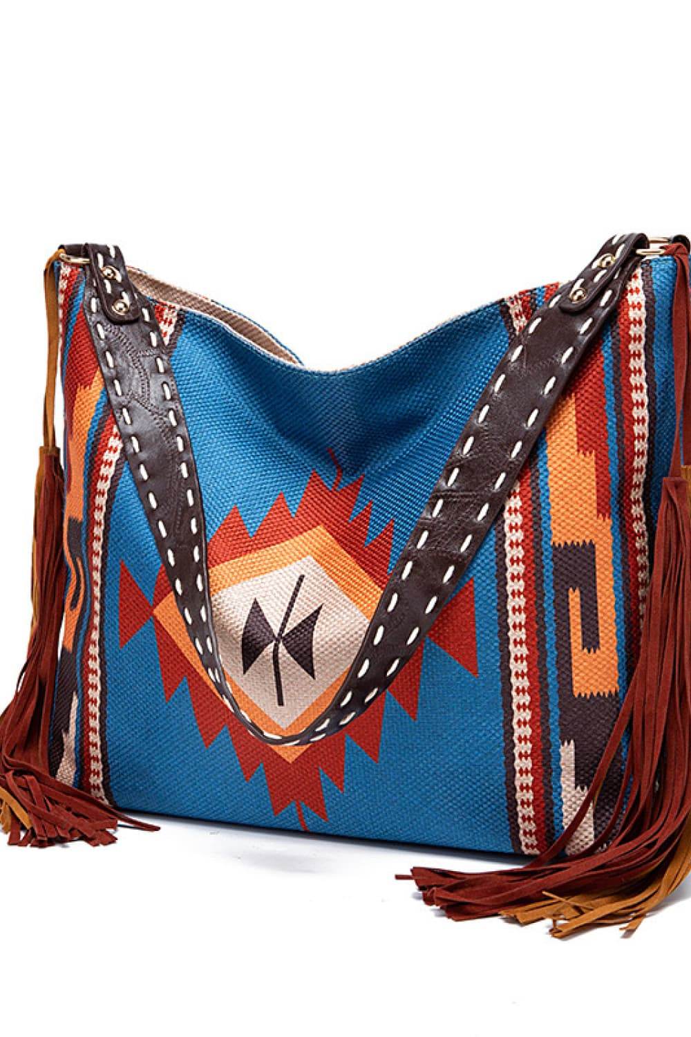 Geometric Canvas Tote Bag - Tredona LLC