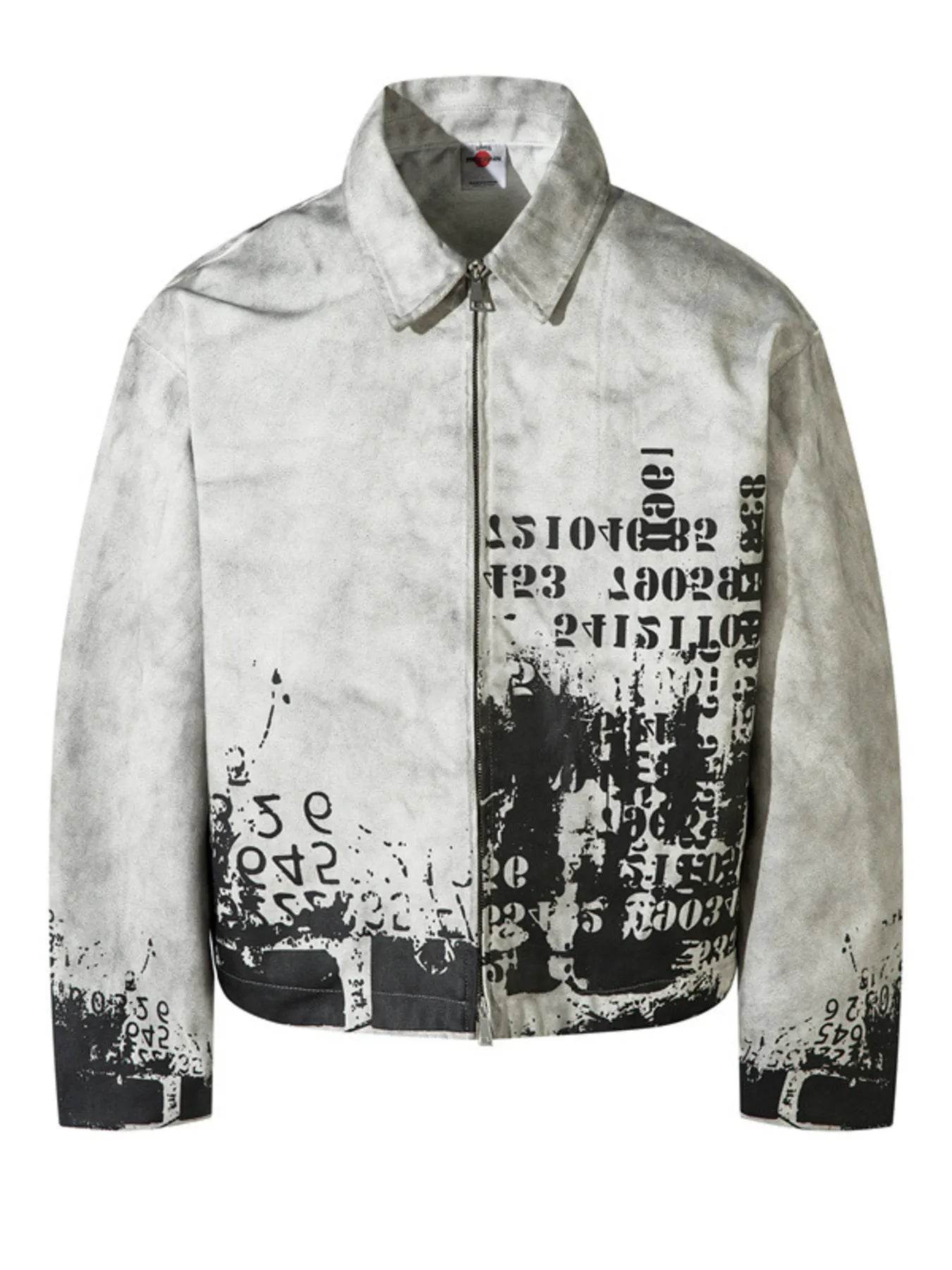 Men's Printed Zip Up Jacket - Tredona LLC