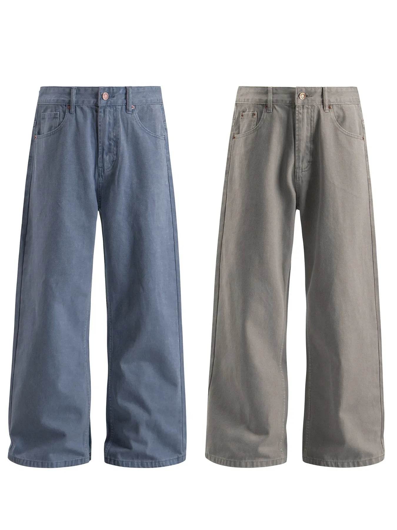 Men's Wide Leg Jeans - Tredona LLC