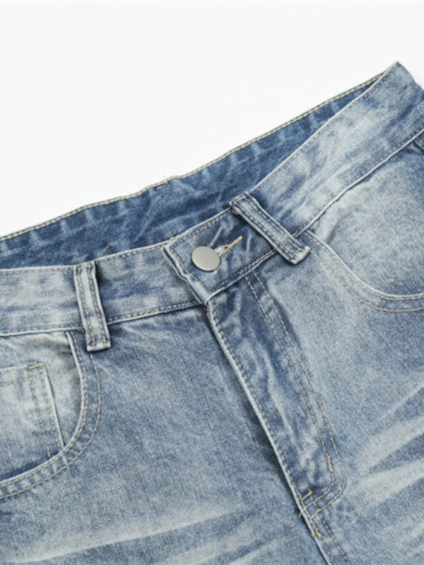 Men's Wide Leg Jeans - Tredona LLC