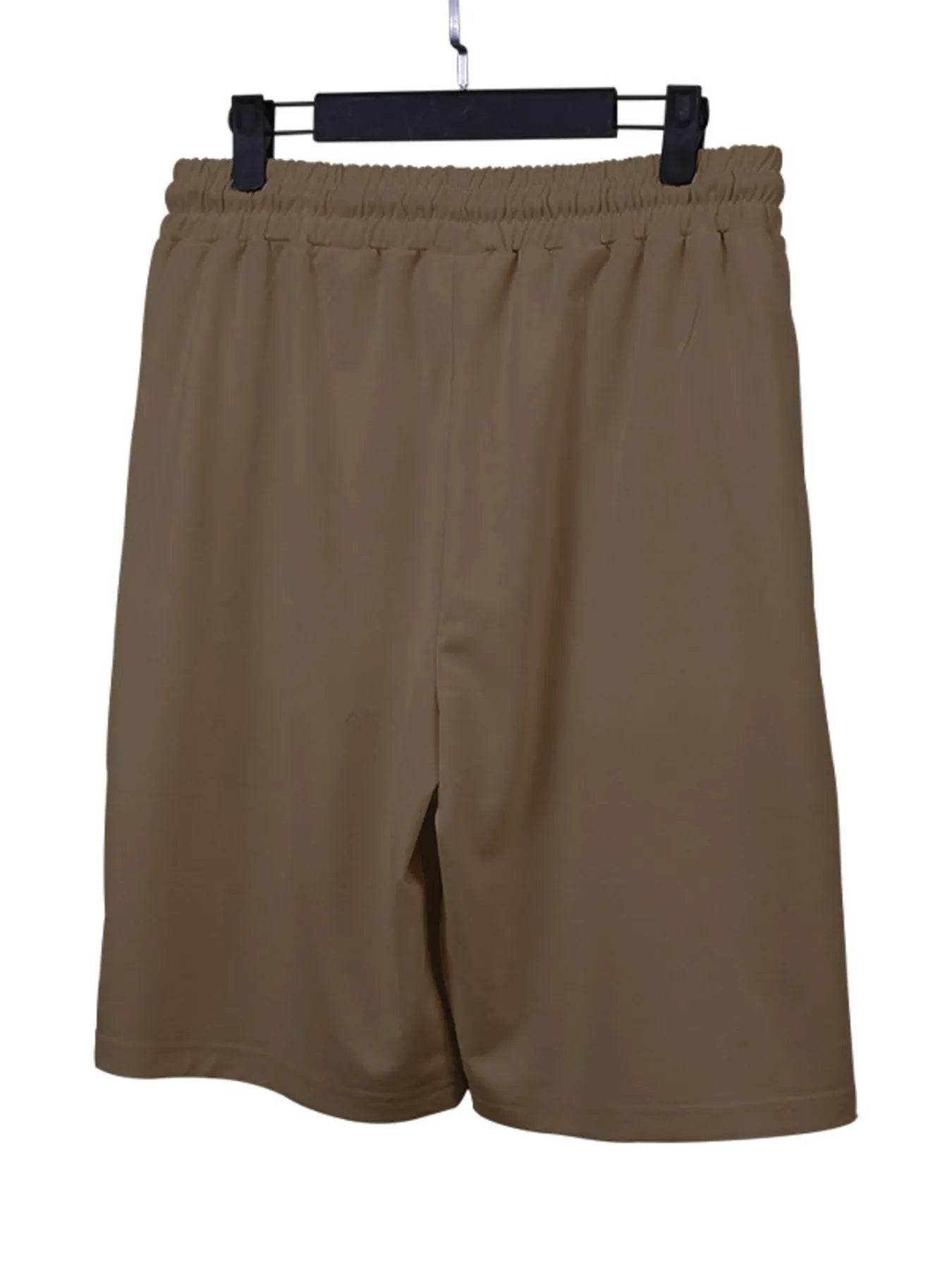 Men's Full Size Round Neck Short Sleeve T-Shirt and Shorts Set Plus Size - Tredona LLC