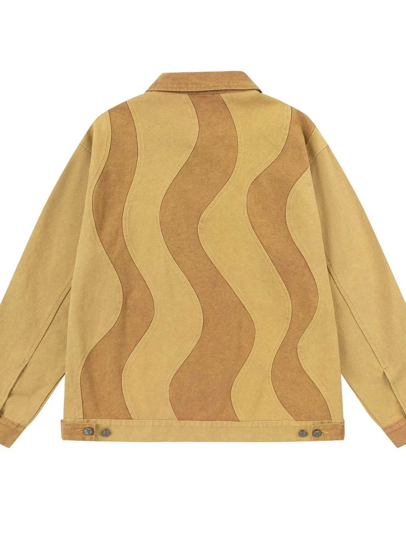 Men's Button Up Long Sleeve Jacket - Tredona LLC