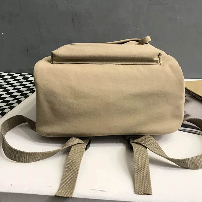 Zip Cotton Backpack Bag - Tredona LLC