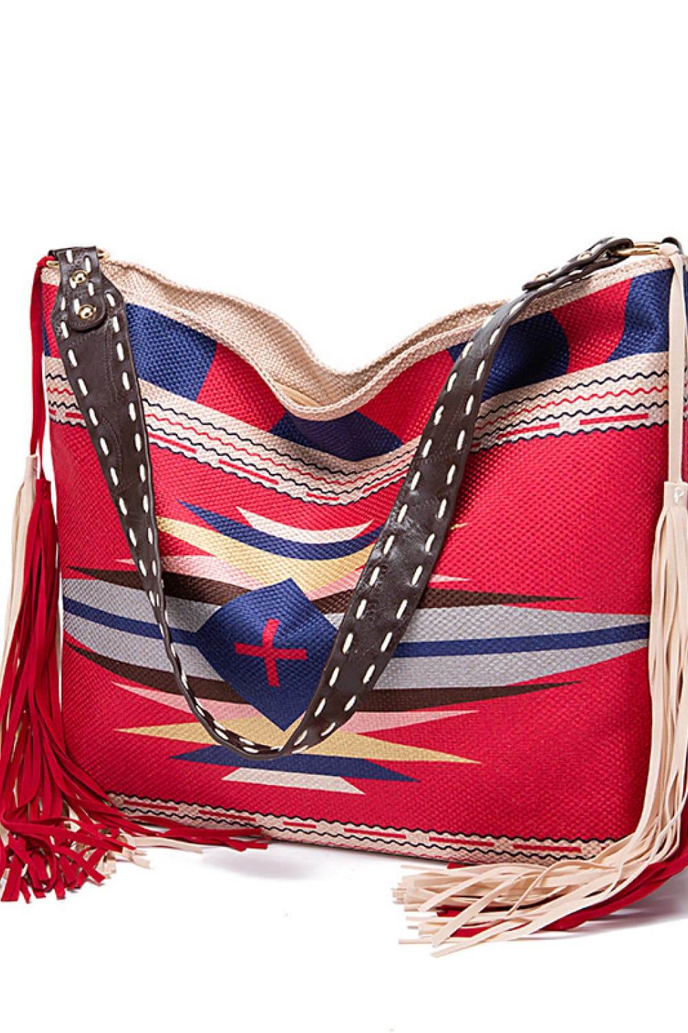 Geometric Canvas Tote Bag - Tredona LLC