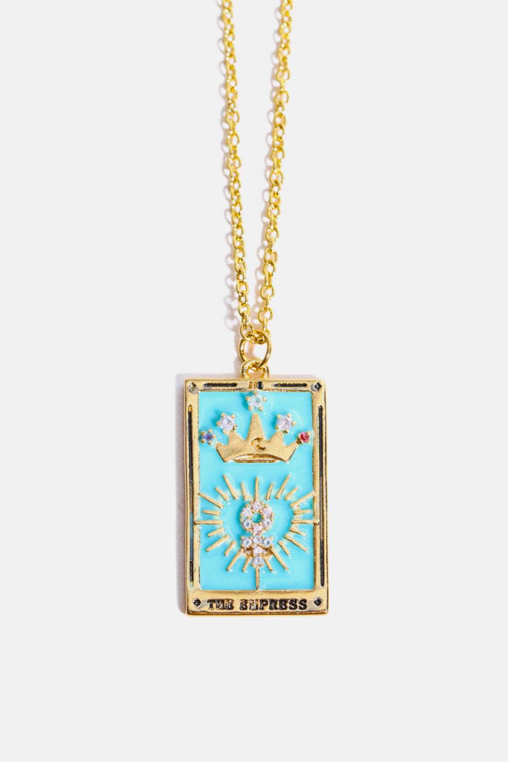 Tarot Card Pendant Stainless Steel Necklace - Tredona LLC