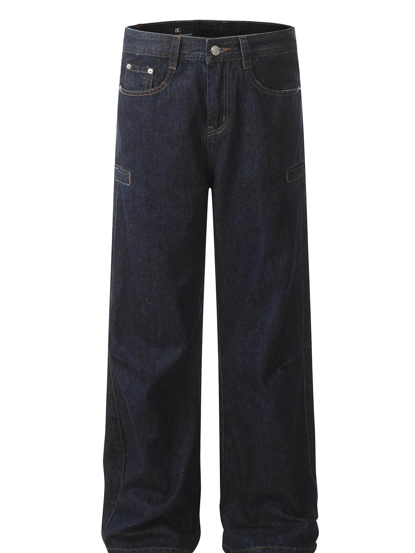 Men's Wide Leg Jeans - Tredona LLC