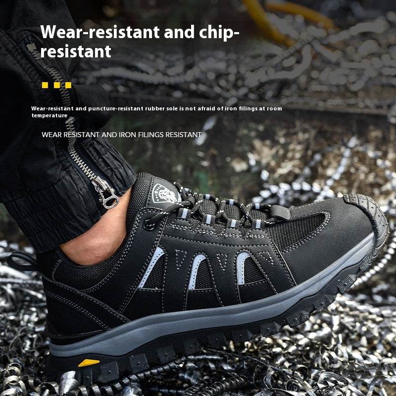 Men's Deodorant Toe Cap Lightweight Protective Footwear - Tredona LLC