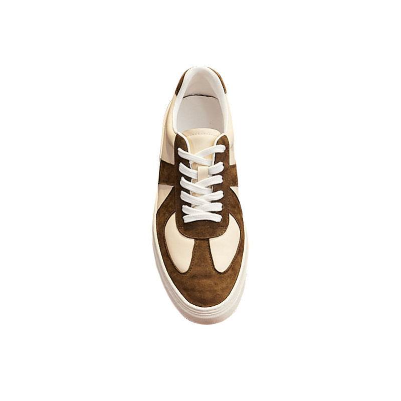 Retro Color Matching Couple Casual Flat Skateboard Shoes - Tredona LLC