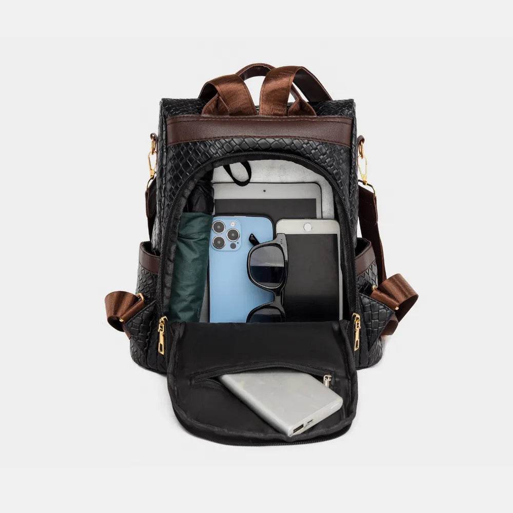 PU Leather Backpack Bag - Tredona LLC
