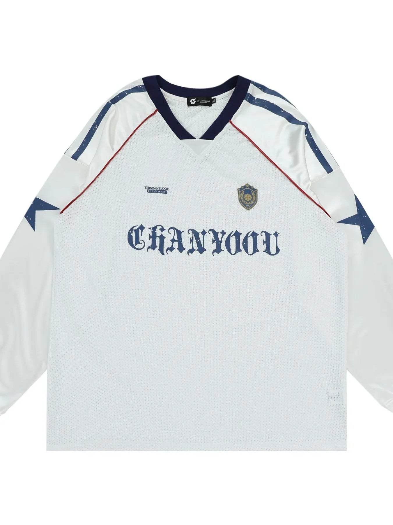 Men's Letter Long Sleeve T-Shirt - Tredona LLC
