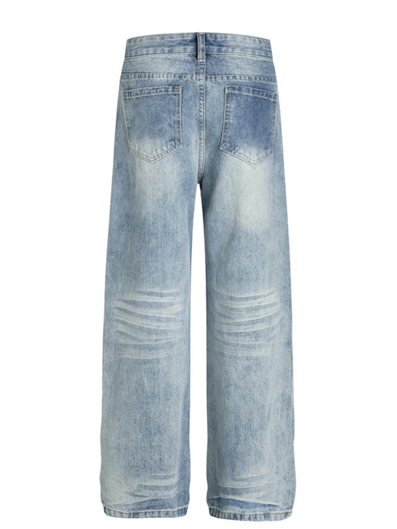Men's Wide Leg Jeans - Tredona LLC