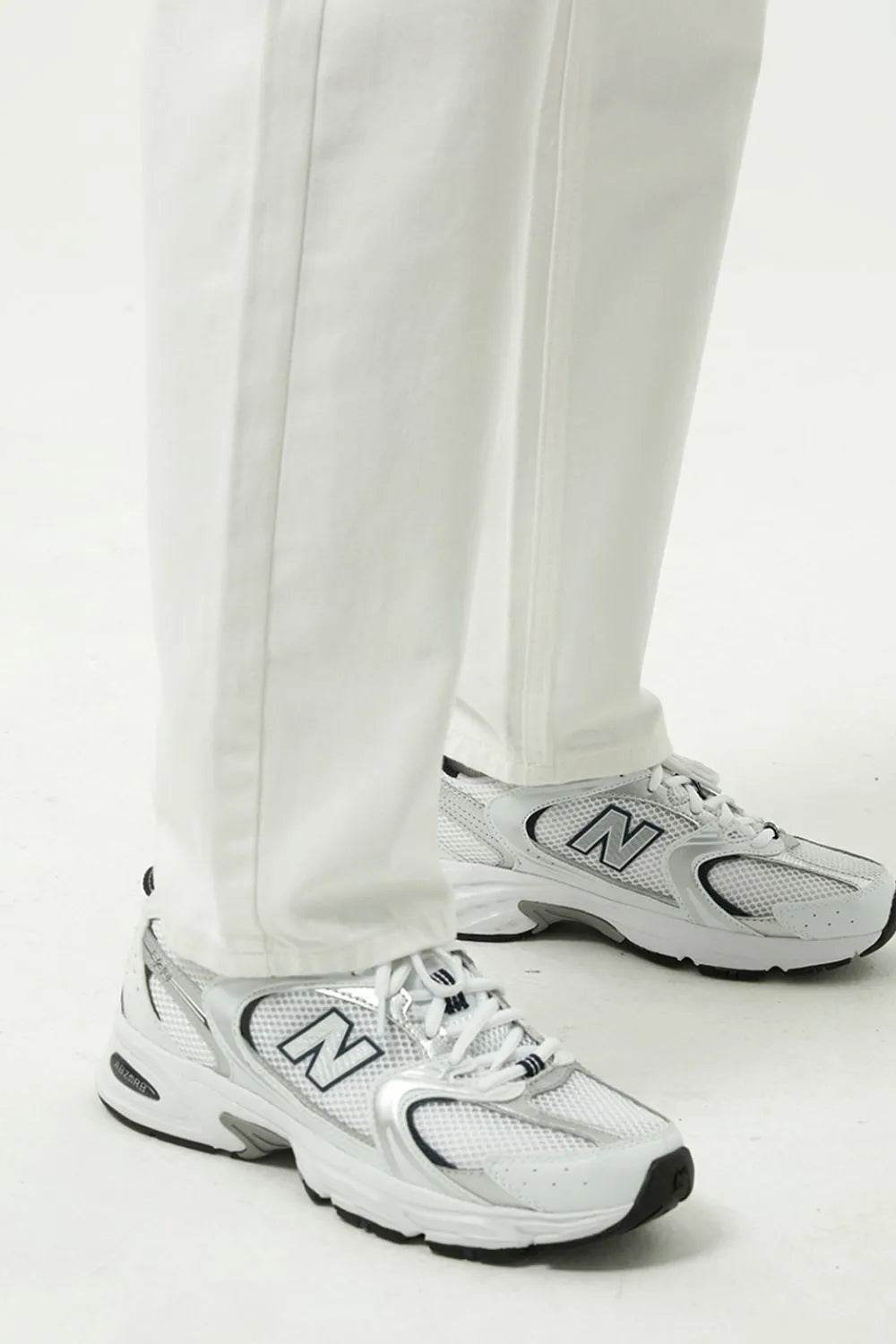 Washed Straight-Leg Slim Jeans - Tredona LLC