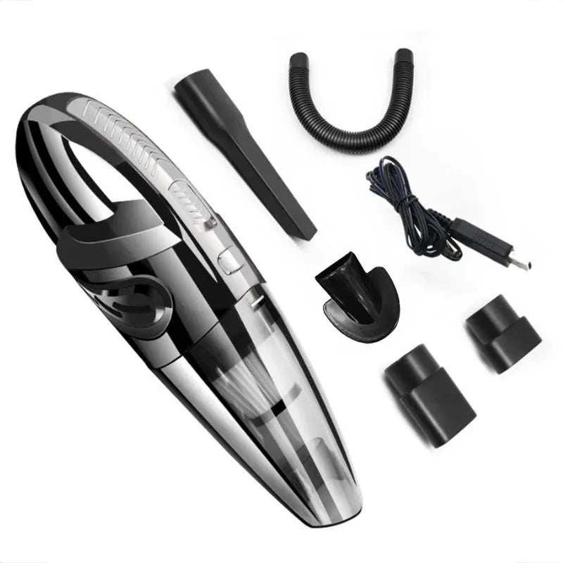 Vacuum Cordless Powerful Cyclone Suction Portable 120W Rechargeable Car Vacuum Cleaner Handheld Quick Charge for Home Pet Hair