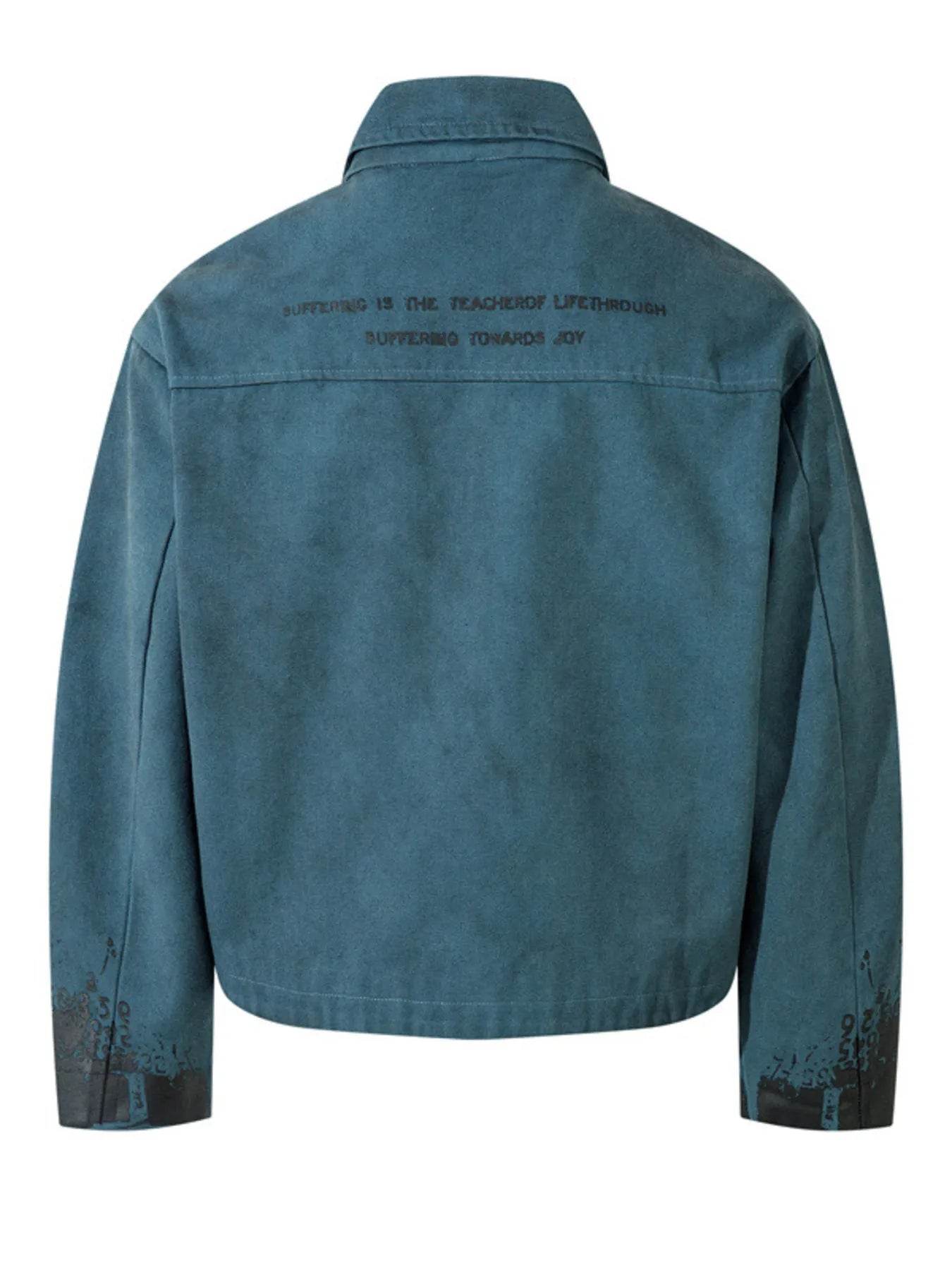Men's Printed Zip Up Jacket - Tredona LLC