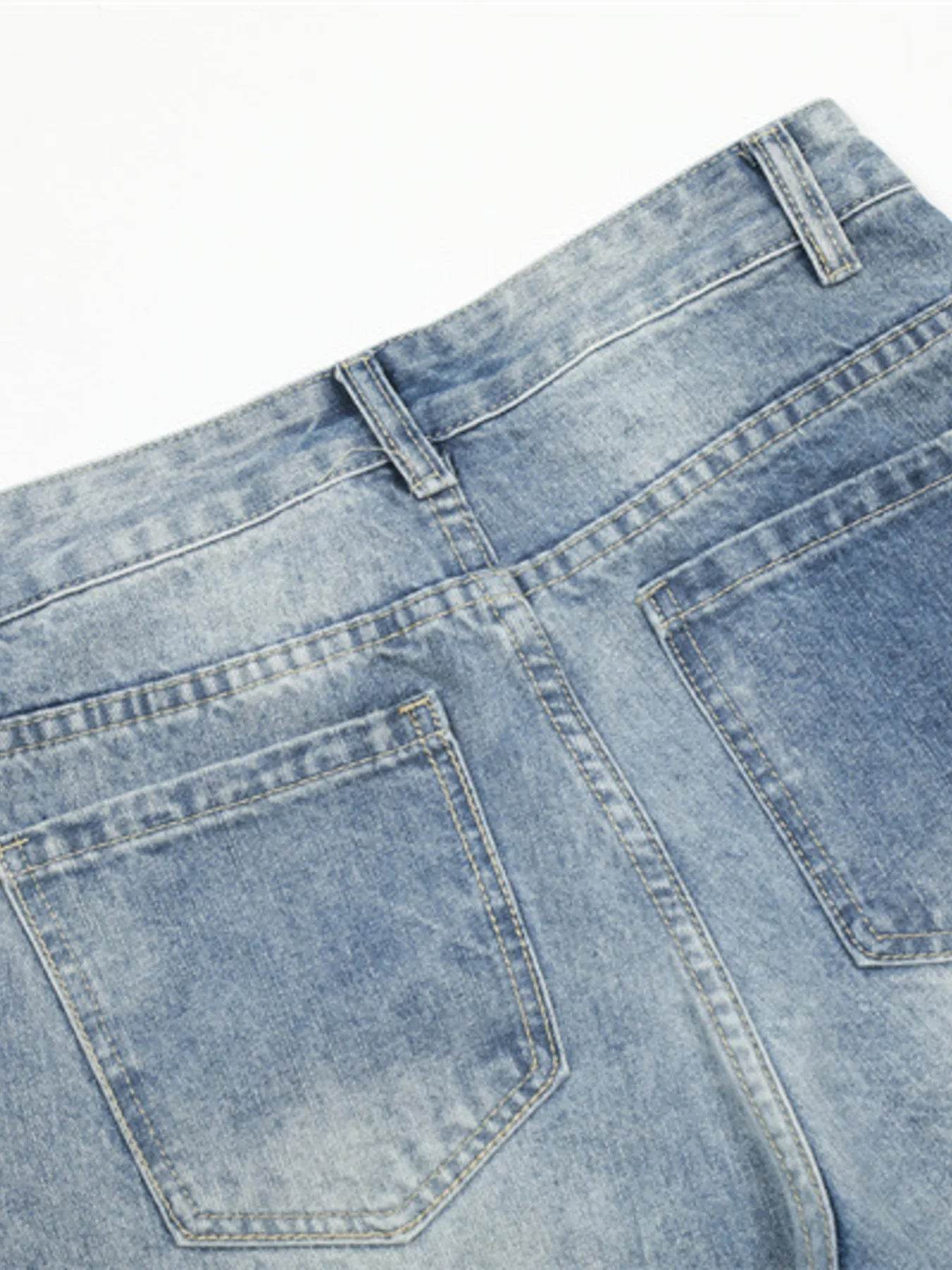 Men's Wide Leg Jeans - Tredona LLC