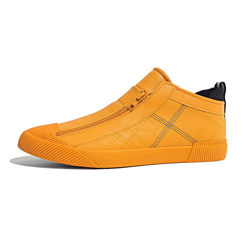 Leather Shoes Breathable Casual Fashion Low-top Sneakers - Tredona LLC