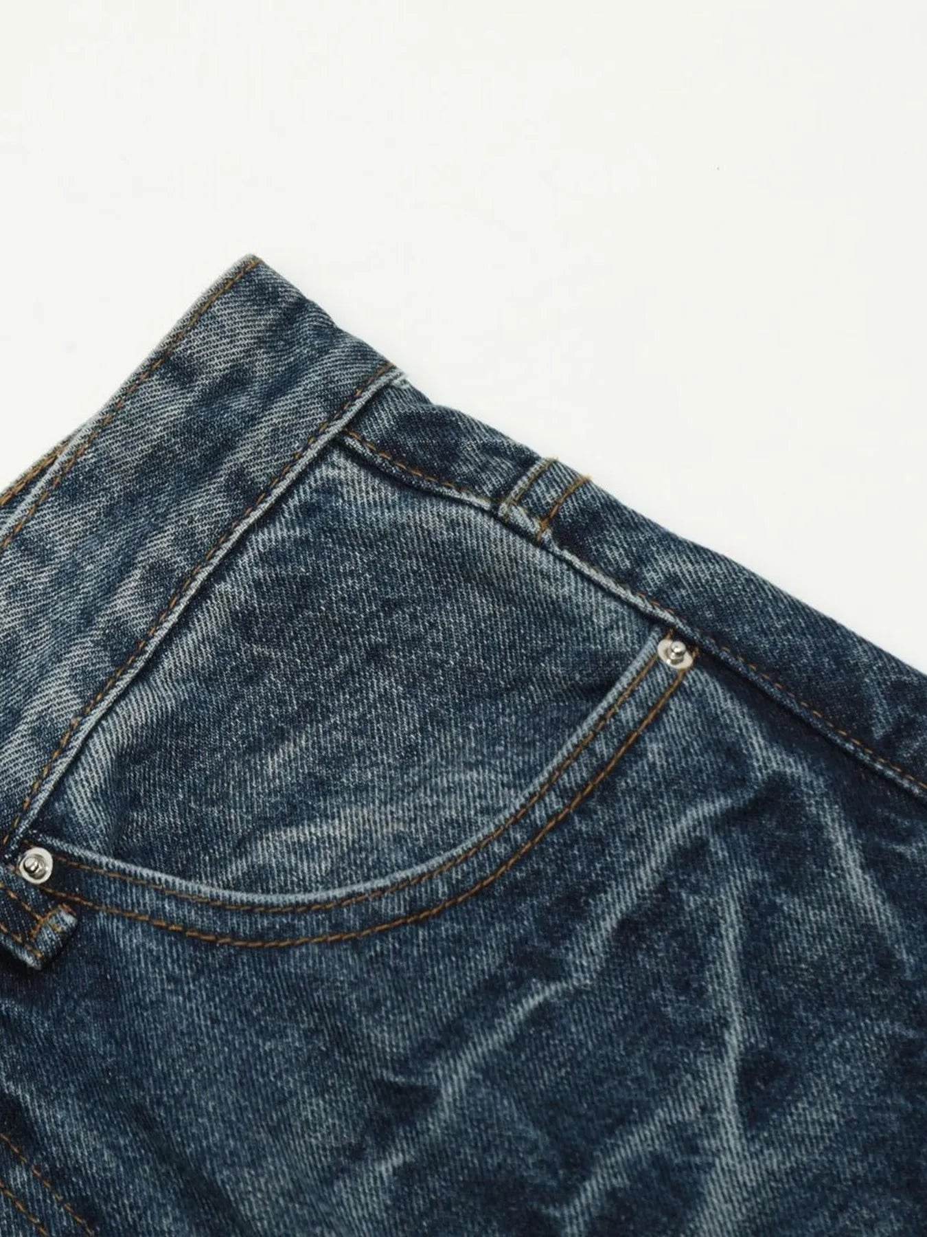 Men's Wide Leg Jeans - Tredona LLC