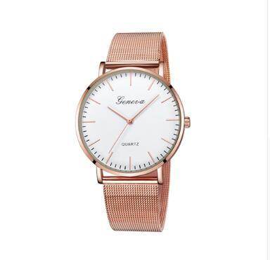 Fashion Casual Watches Womens Men GENEVA Womens Classic Quartz Stainless Steel Wrist Watch Bracelet Watches - Tredona LLC