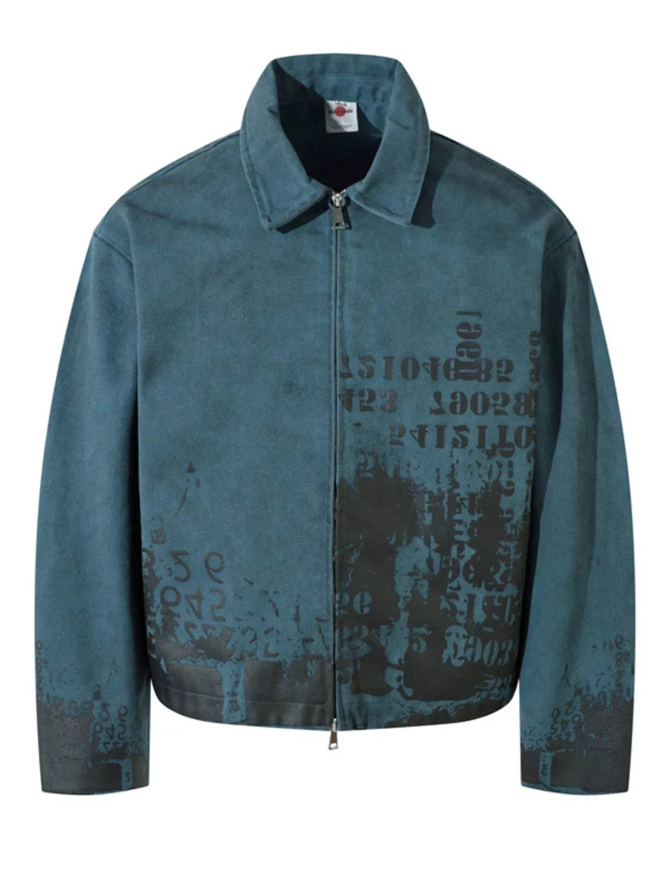 Men's Printed Zip Up Jacket - Tredona LLC