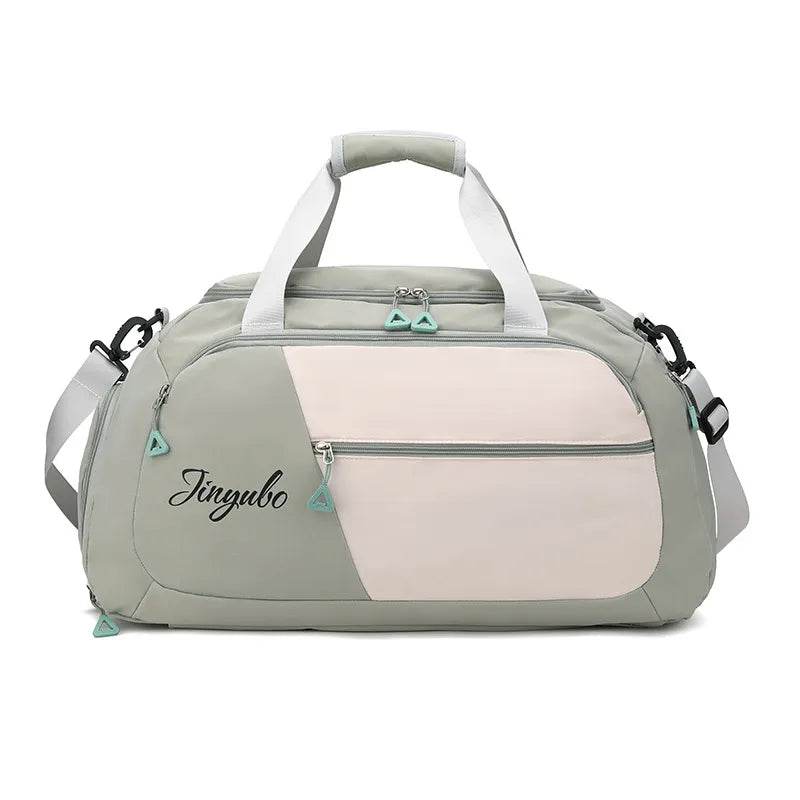 Contrast Nylon Travel Bag - Tredona LLC