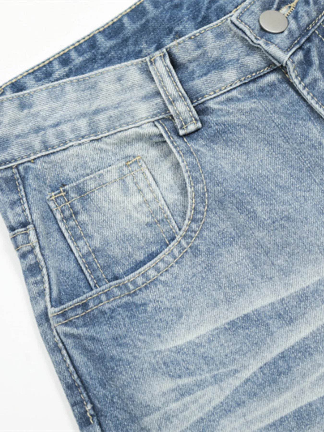 Men's Wide Leg Jeans - Tredona LLC