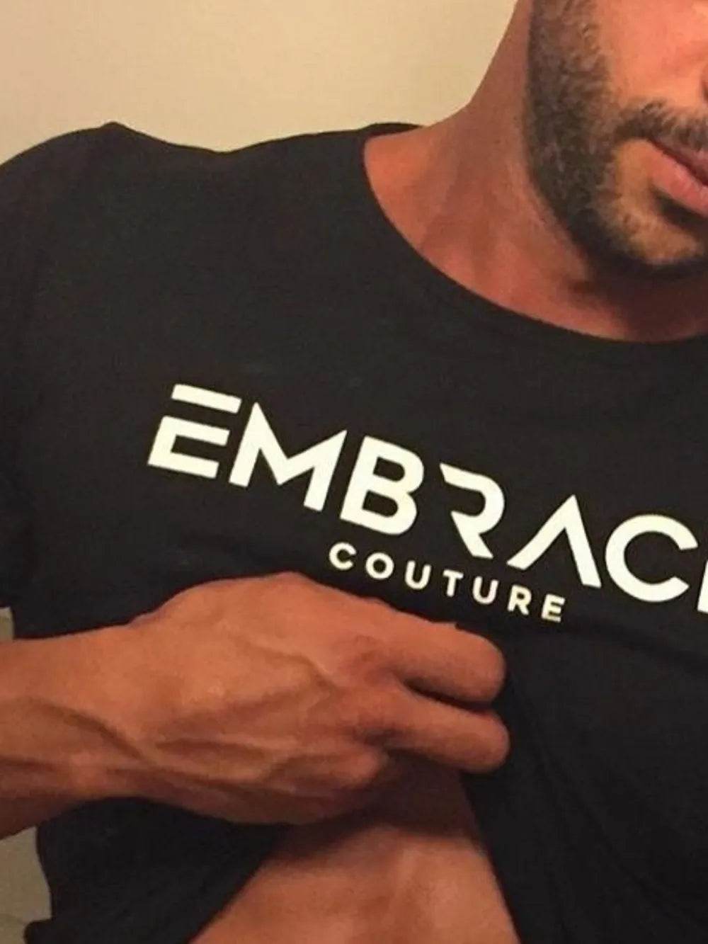 Men's Letter Graphic Round Neck Short Sleeve T-Shirt - Tredona LLC