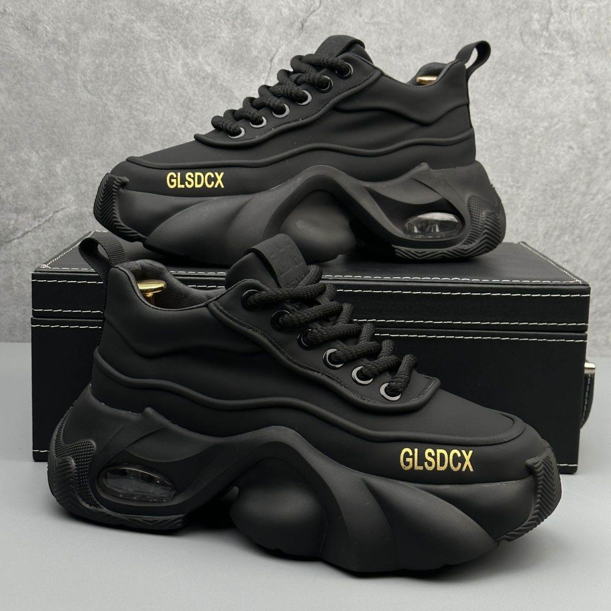 Leather Surface Trend Sports Leisure Platform Men's Shoes - Tredona LLC