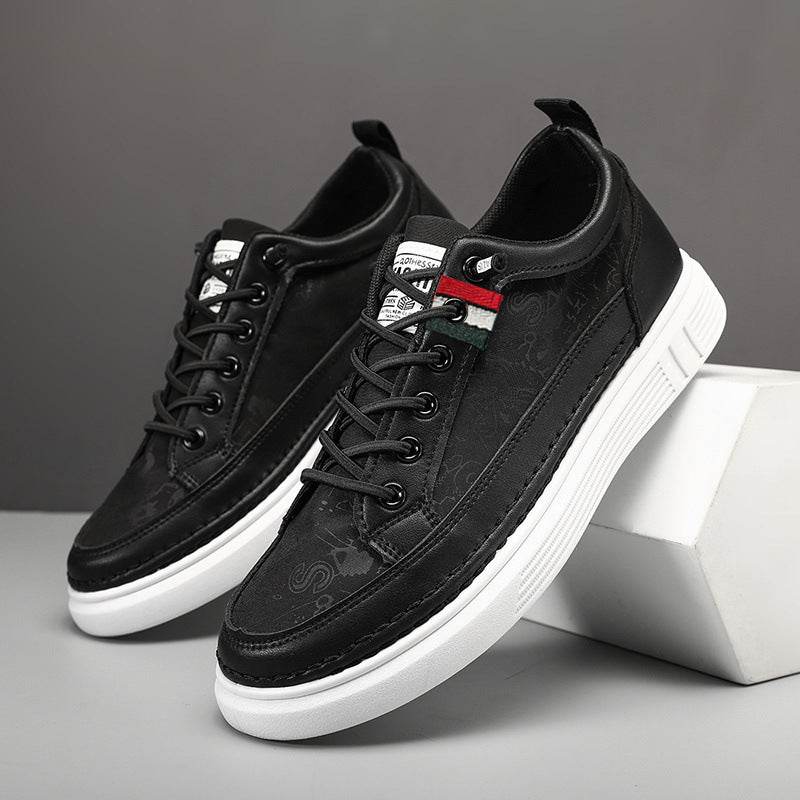Casual Men's Sneakers High-end Versatile Canvas Sneakers Bandage Dress - Tredona LLC