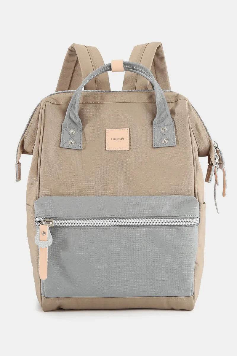 Himawari Water Resistant Canvas Backpack Bag with Side Pockets - Tredona LLC
