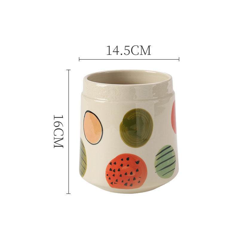 Creative Hand-painted Ceramic Vase Living Room Decoration Home Decoration - Tredona LLC