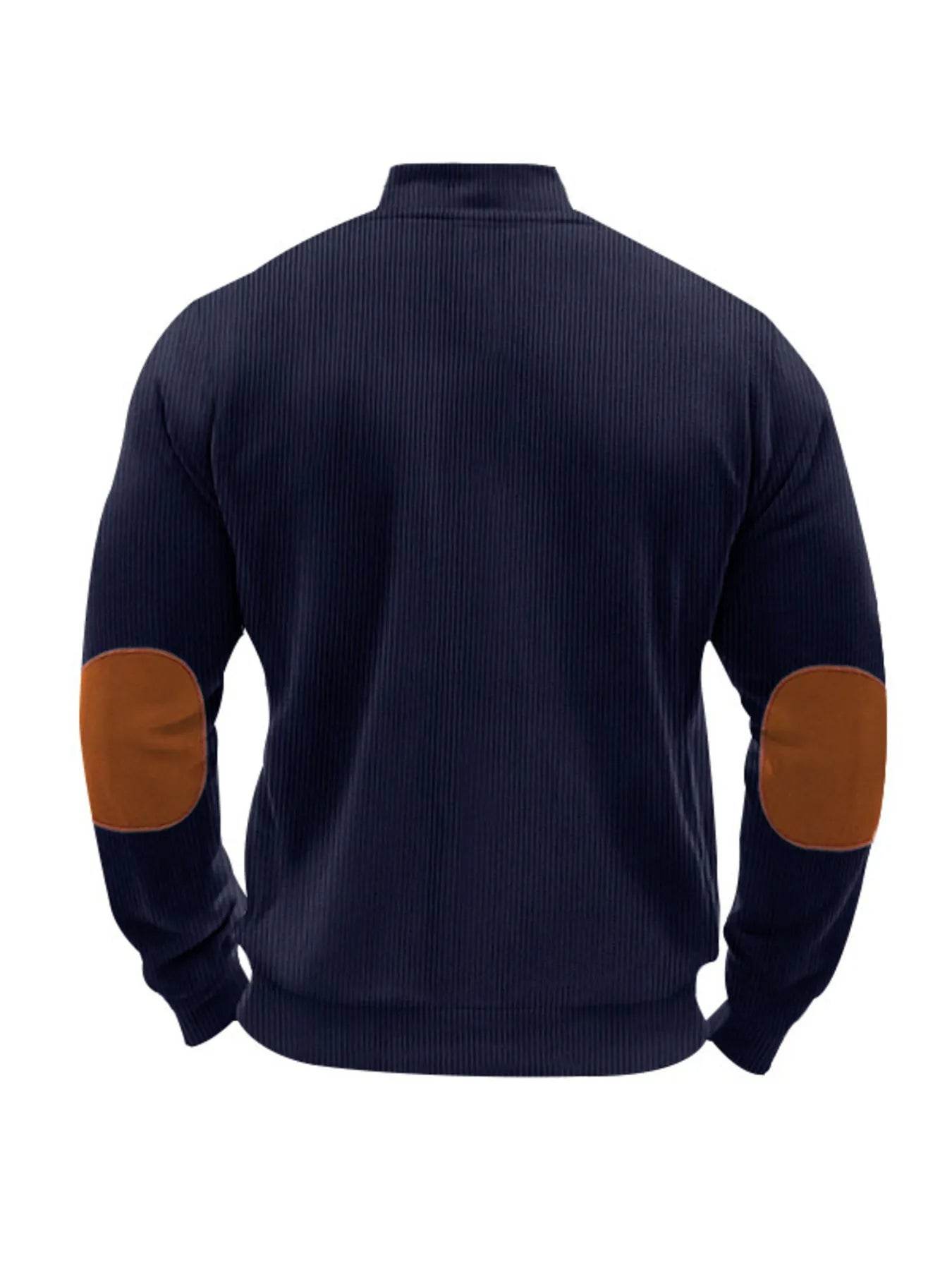 Men's Full Size Zip Up Long Sleeve Jacket Plus Size - Tredona LLC