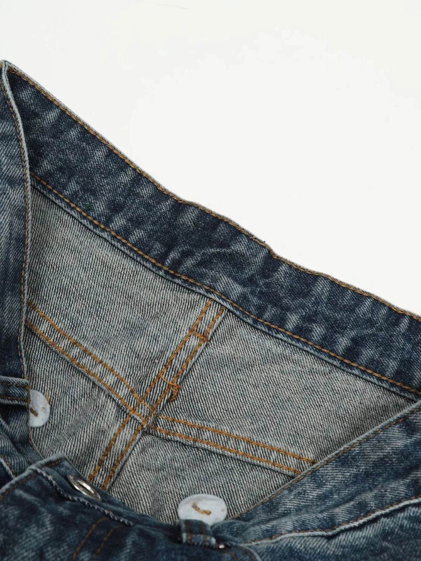 Men's Wide Leg Jeans - Tredona LLC