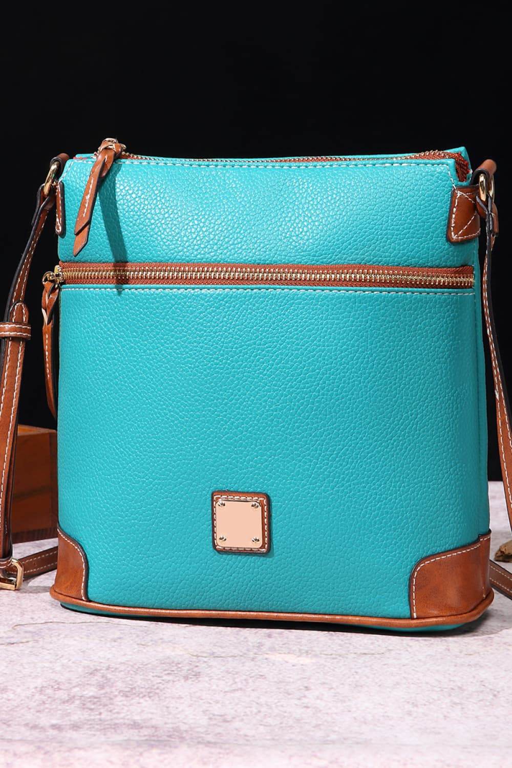 PU Leather Crossbody Bag - Tredona LLC