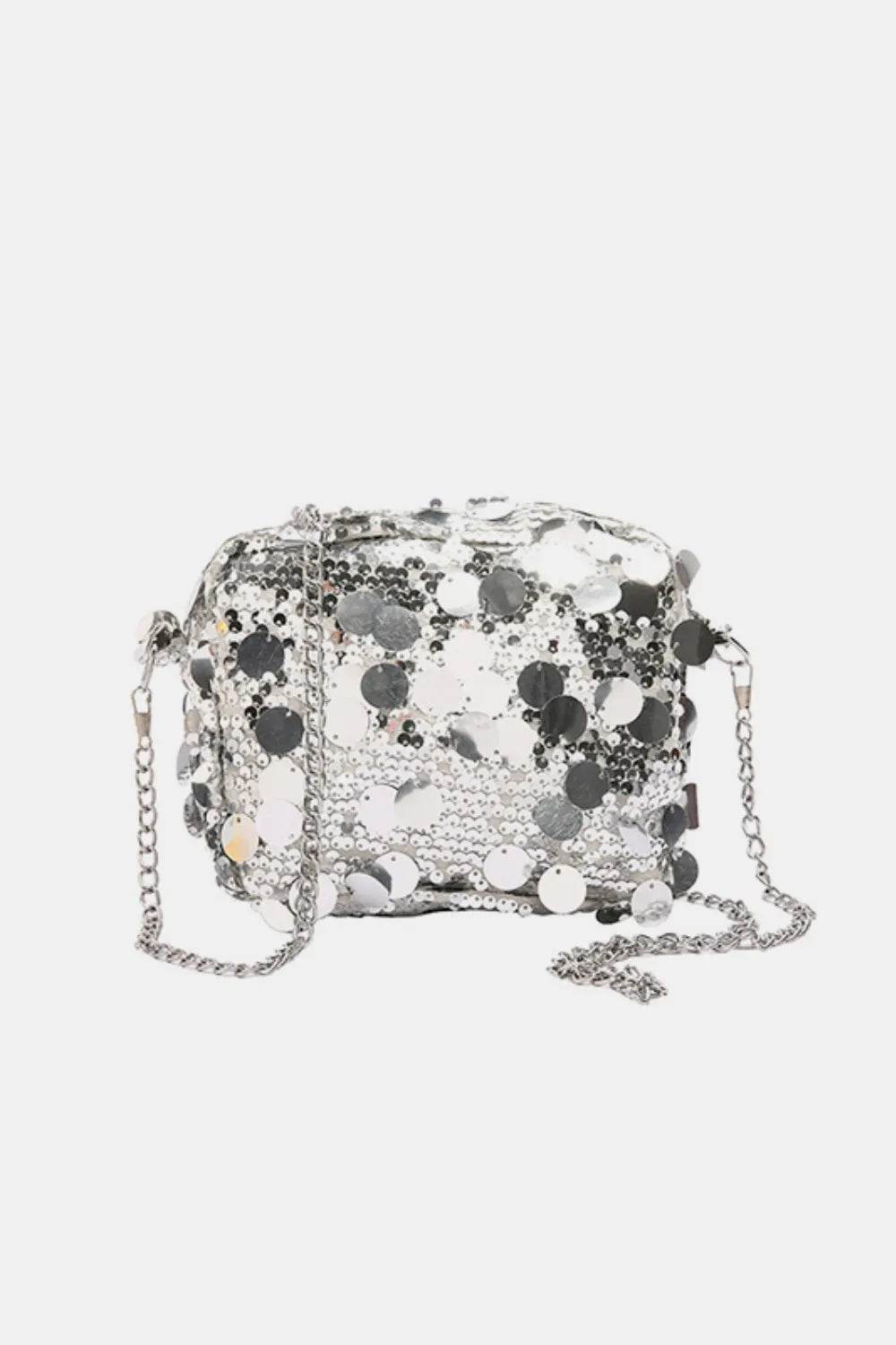 Sequin Chain Shoulder Bag - Tredona LLC