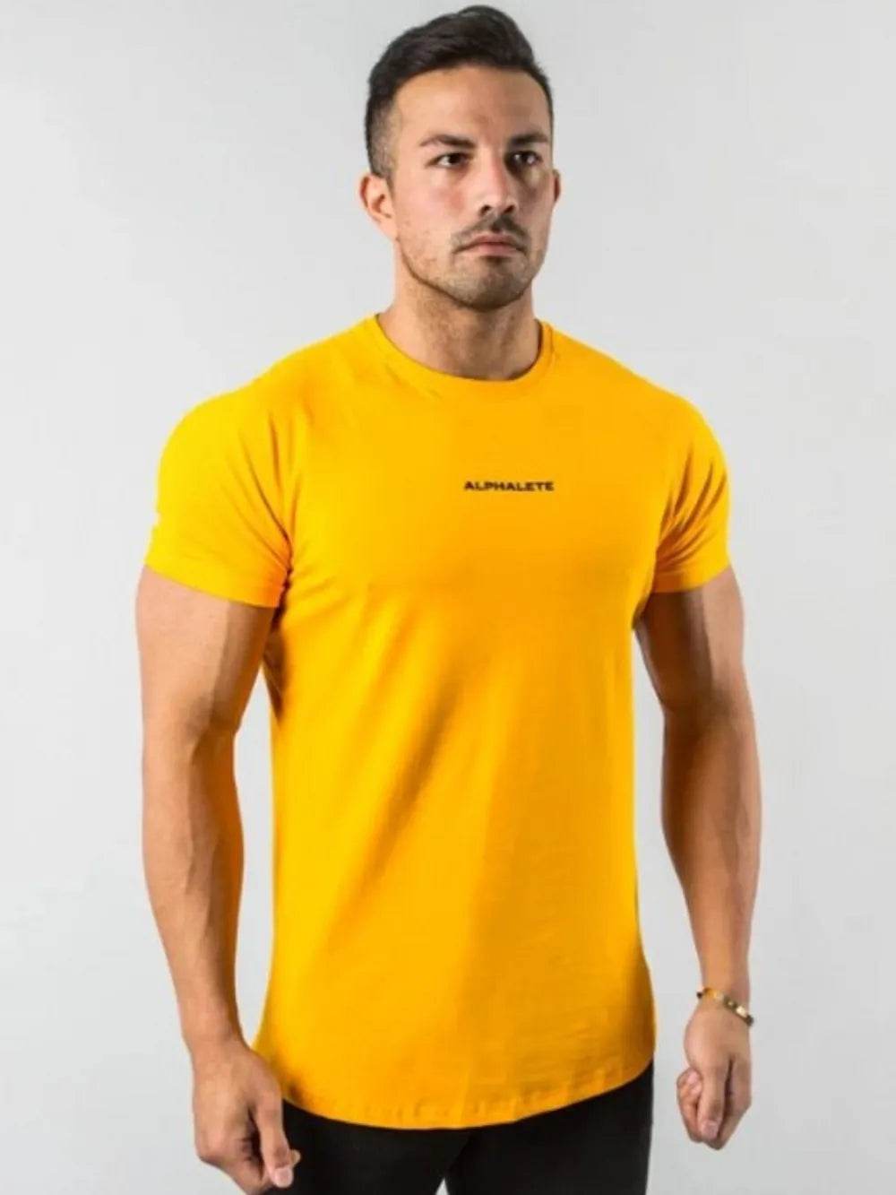 Men's Plus Size Letter Round Neck Short Sleeve T-Shirt - Tredona LLC