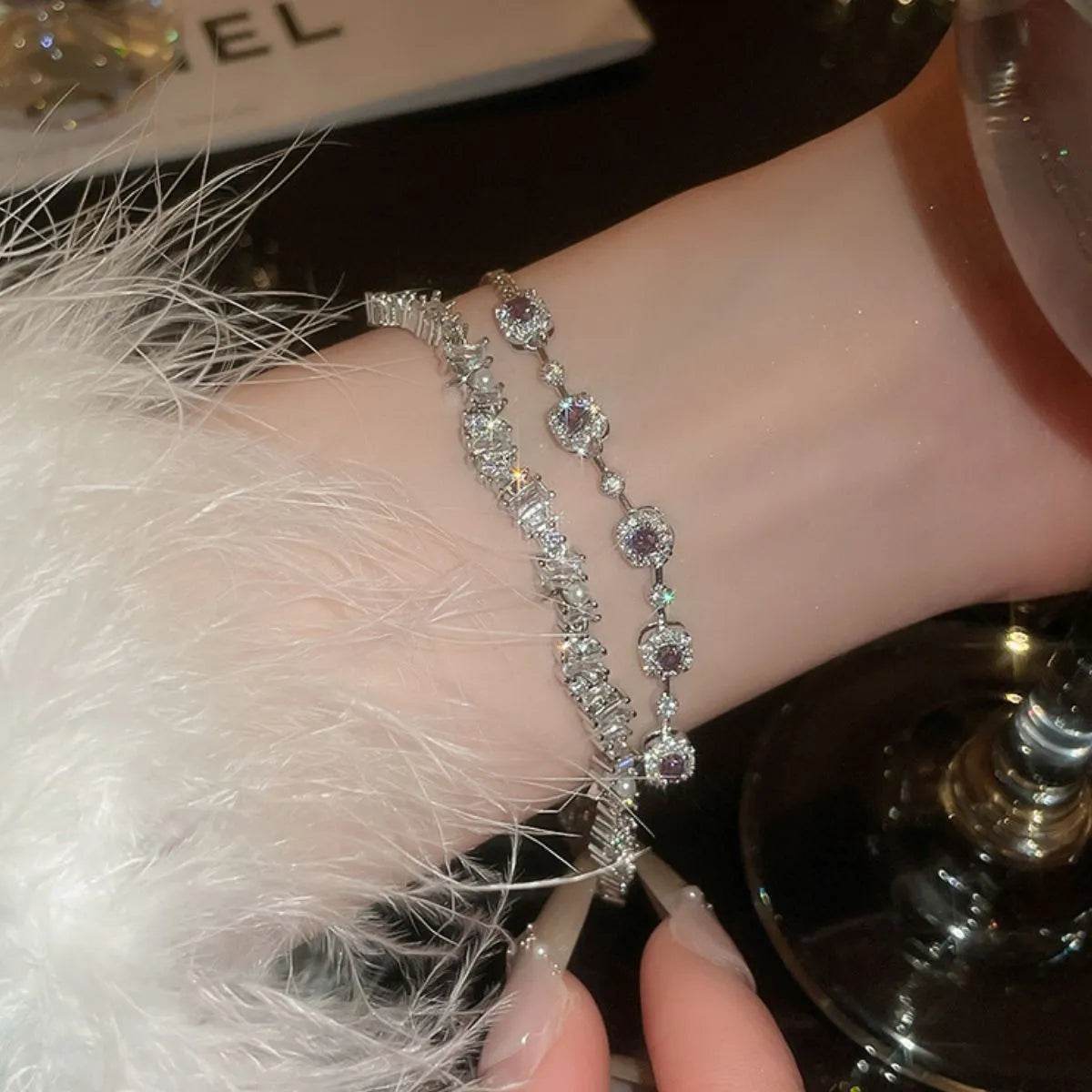 Copper Zircon Bracelet - Tredona LLC
