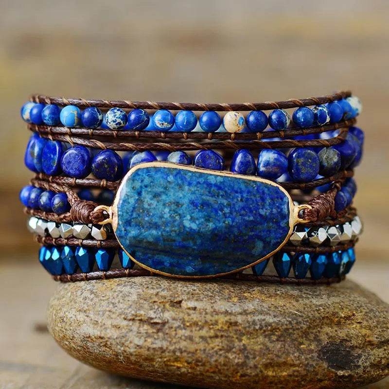Alloy Bead Braided Bracelet - Tredona LLC