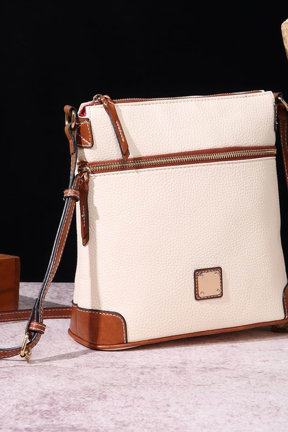 PU Leather Crossbody Bag - Tredona LLC
